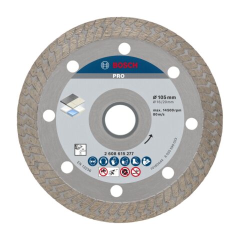 Bosch Batu Gerinda Potong Intan PRO Ceramic 105 x 16/20 mm