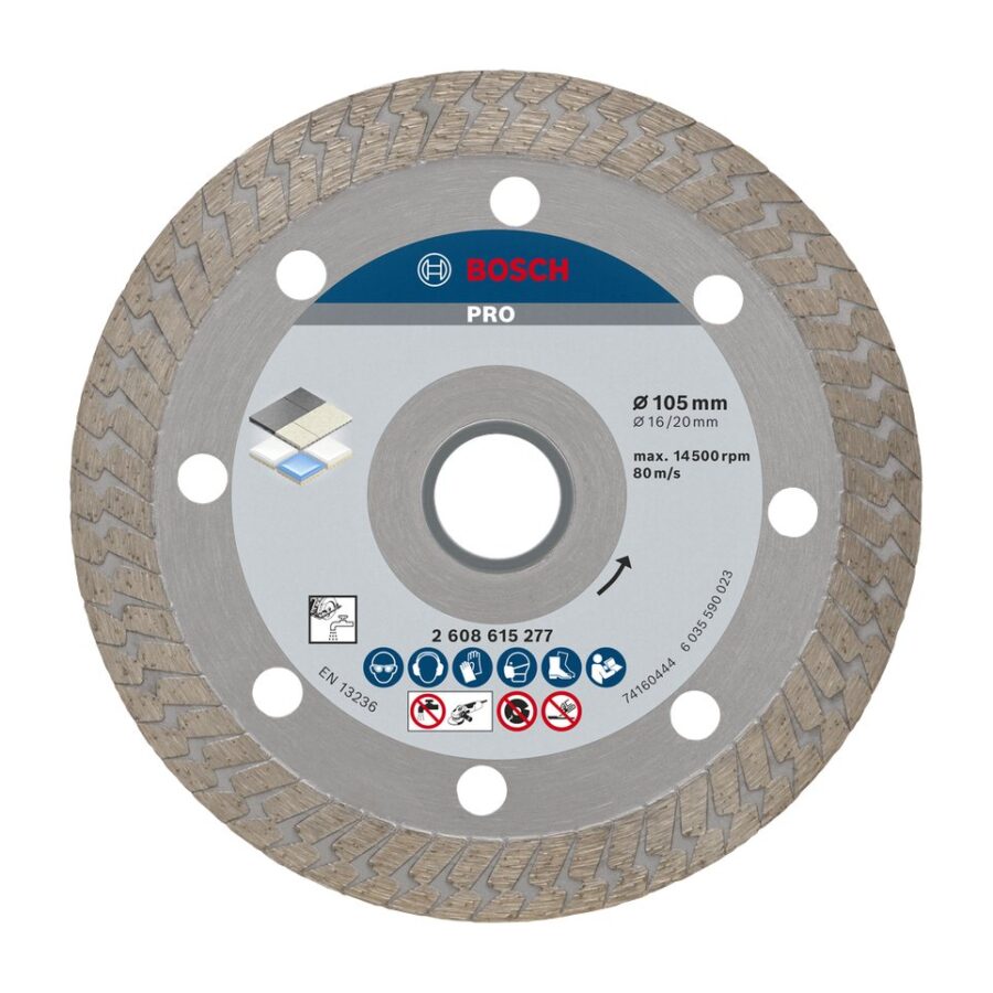 Bosch Batu Gerinda Potong Intan PRO Ceramic 105 x 16/20 mm