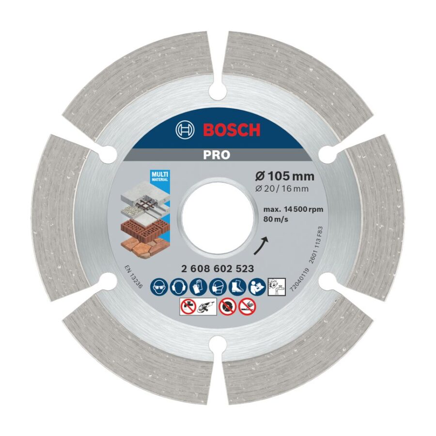 Bosch Batu Gerinda Potong Intan PRO Multi Material 105x20/16 mm