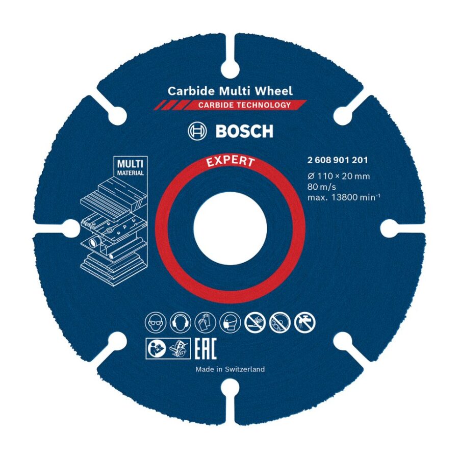 Bosch Batu Gerinda Potong Karbida EXPERT Multi Material 110 x 20 mm