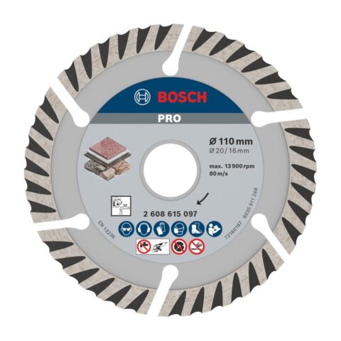 Bosch Batu Gerinda Potong PRO Stone 110 x 20/16 mm