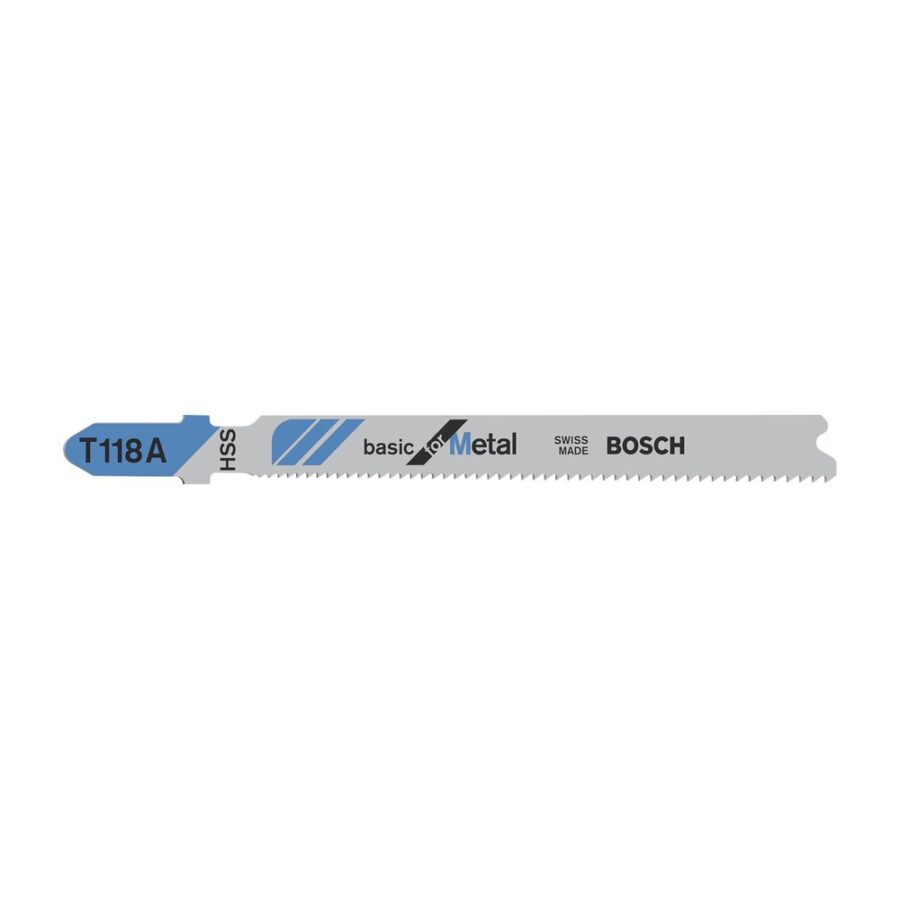 Bosch Bilah jigsaw - Basic for Metal – Jigsaw blade T 118 A