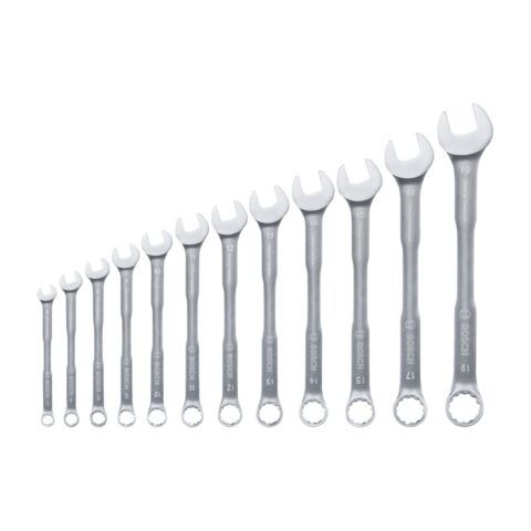 Bosch Combination Wrench – Combination Wrench Set, 6-21 mm, 15 pcs