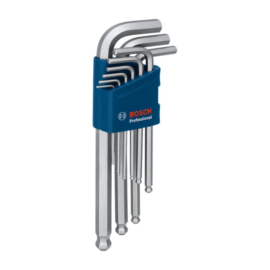 Bosch Kunci L Torx – Allen Key Hex, 9 pcs