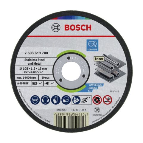 Bosch Mata Gerinda Berpengikat Stainless Steel and Metal 105 x 1.2 x 16 mm