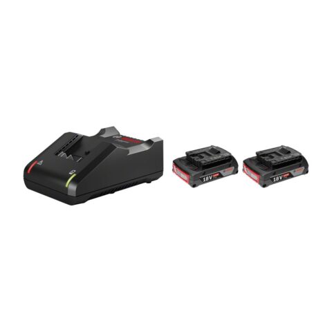 Bosch Professional GBA 18V 2.0Ah + GAL 18V-40 Set Baterai + Charger Original