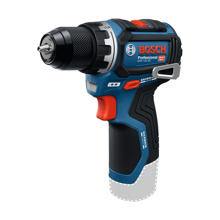 Bosch Professional GSR 12V-32 Bor Obeng Baterai 12V Solo Original