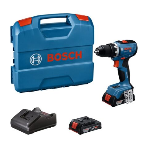 Bosch Professional GSR 18V-65 Bor Obeng Baterai 18V Set 2 Baterai L-Case Original