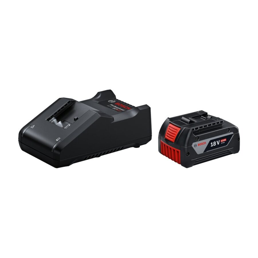 Bosch Professional Starter Kit 18V (GBA 4.0Ah + GAL 18V-40) Set Baterai + Charger Original