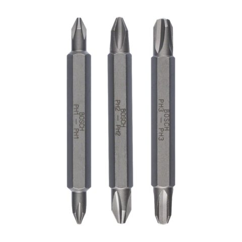 Bosch Set Mata Ujung Ganda Extra Hard – 10-piece double ended bit set PH2/PH2, 110 mm