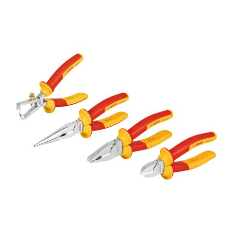 Bosch Set Tang – VDE Pliers Set, 4 pcs
